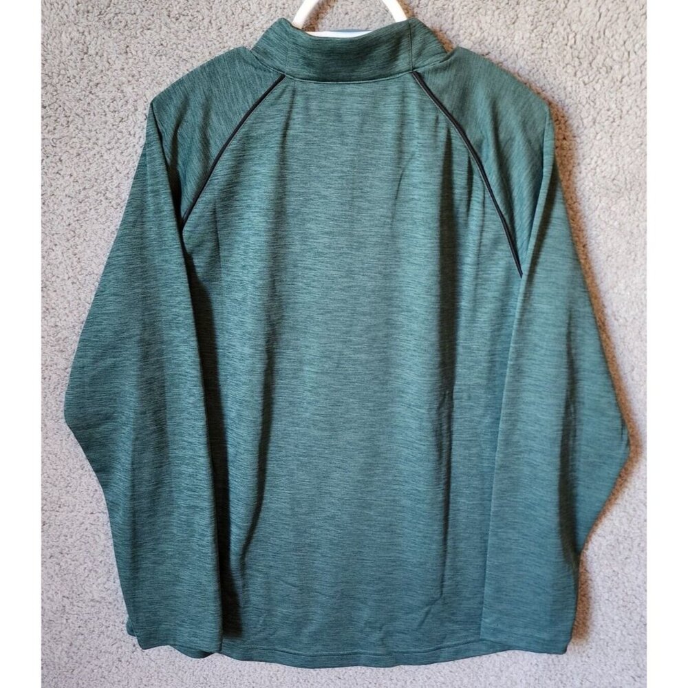 Lot of 2 Greg Norman Play Dry Golf Heather Quarter Zip Pullover Size L Polyester - Picture 9 of 16